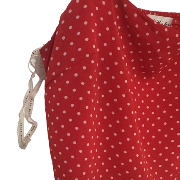 Ya Ya & co. crop top, small, red with white polka dots - Picture 4 of 9